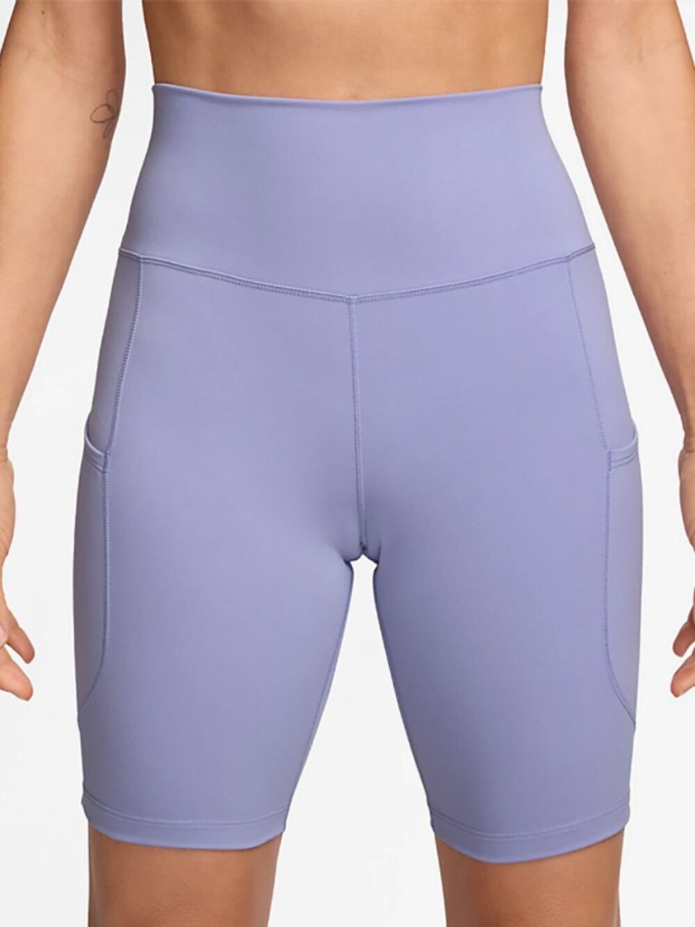 Nike Women's Dri-FIT High-Waisted Pocket Biker Shorts 8 in